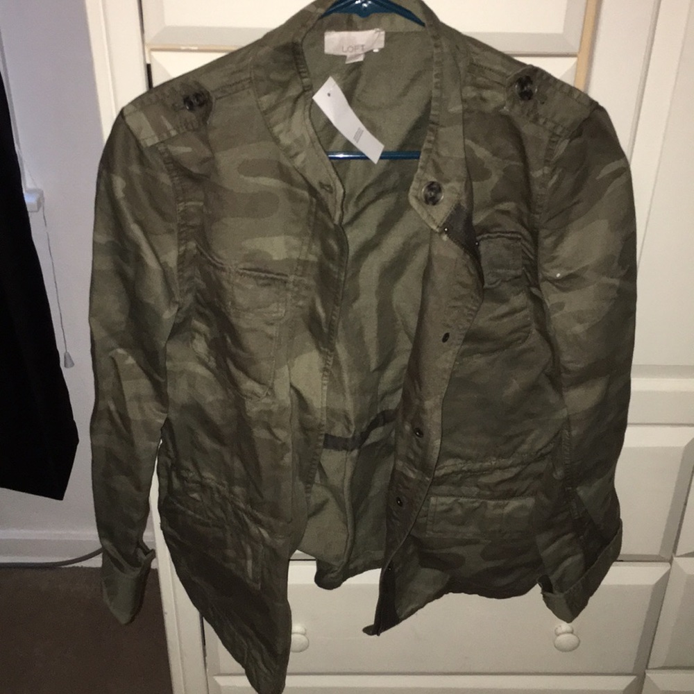 Ann Taylor Loft Camo Jacket